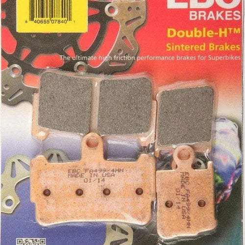 Ebc HH Brake Pads Front #FA499/4HH Honda VFR1200F/VFR1200FD Dct 2010/2012-2013