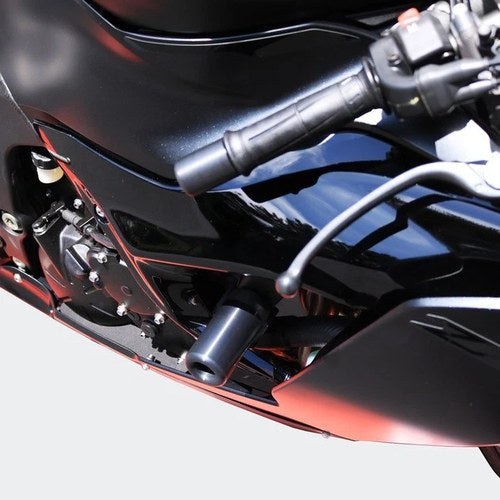 Shogun No-Cut Frame Sliders Black #750-4469 for Kawasaki Ninja ZX-6R 2024