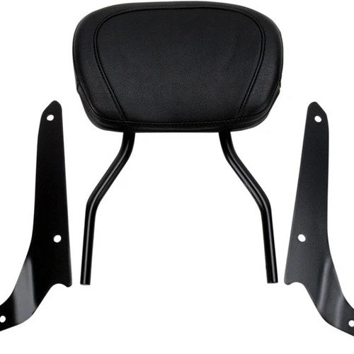 Cobra Short Sissy Bar Round Black #02-8611B Honda VT750