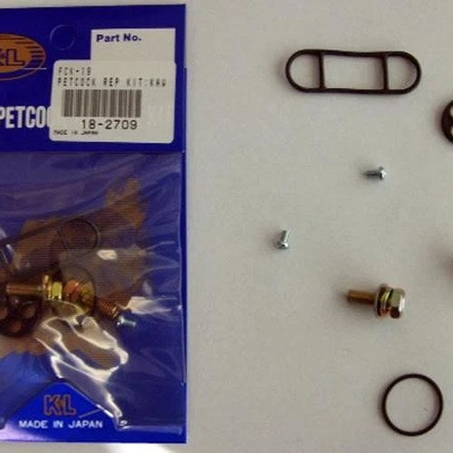 K&L Fuel Petcock Rebuild Kit #18-2709 Kawasaki KDX200/KDX220R/KDX250/KLX650C