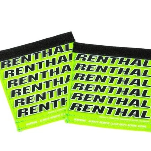 Renthal Clean Grips Grip Covers Green/White/Black