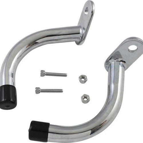 Rick Doss Revenge Cycle Saddlebag Guard Eliminator Brackets Chrome #S77-0137