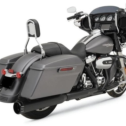 Khrome Werks 4.5" HP-Plus Klassic Tip Mufflers Black Harley M8 Touring