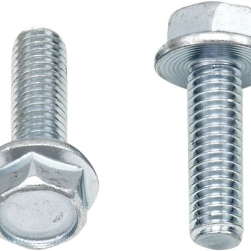 Bolt Motorcycle Hardware Hex Head Flange Bolts M6 x 20mm 10-Pack