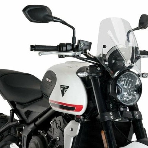 Puig Naked New Gen Sport Windscreen Clear #20638W Triumph Trident 660 2021