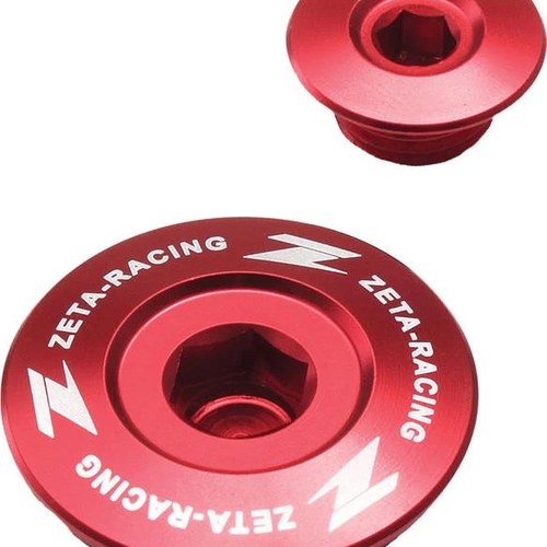 Zeta Engine Plug Set Red #ZE89-1120 for Honda Crf 450/CRF 150/CRF 250
