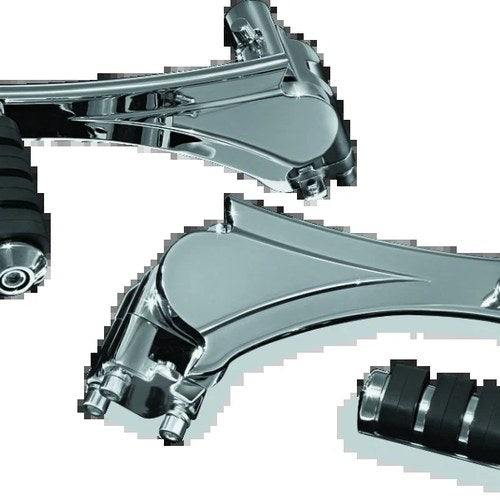 Kuryakyn Adjustable Passenger Pegs with Iso Small Pegs for Chrome Bikes