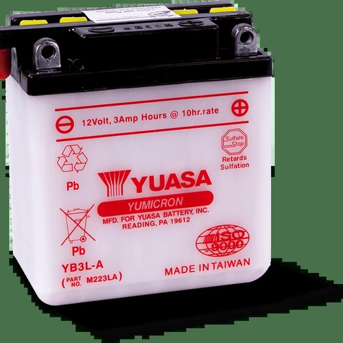 Yuasa YB3L-B Yumicron For 12-Volt Powersports Battery – Fits Yamaha XT350 &