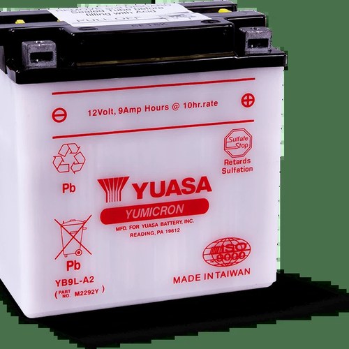 Yuasa For YB9L-A2 Yumicron 12-Volt Powersports Battery – Fits Kawasaki EL250 &