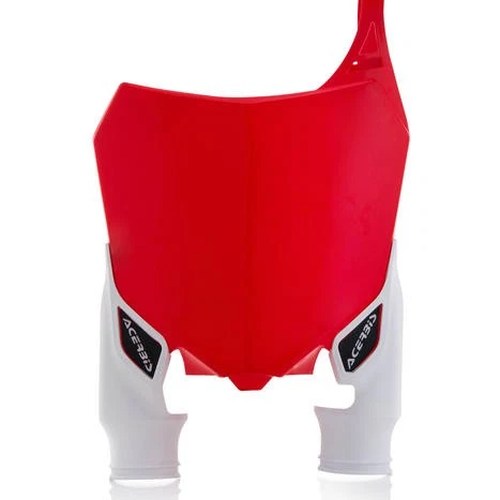 Acerbis Raptor Front Number Plate Red/White #2527411005 Honda CRF250R/CRF450R