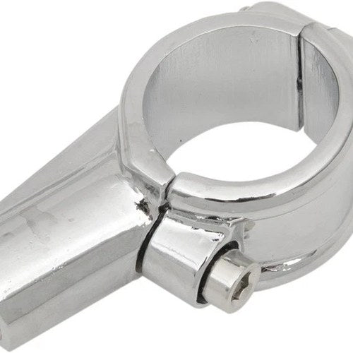 Emgo Handlebar Mirror Mount 1" Chrome Standard Thread