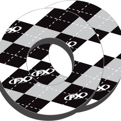 Factory Effex Moto Grip Donuts Argyle Style Black/Gray/White 2-Pack