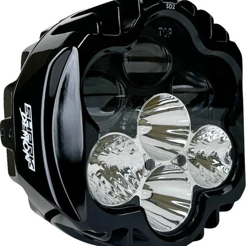 Custom Dynamics Shark Demon Universal LED Headlight Black