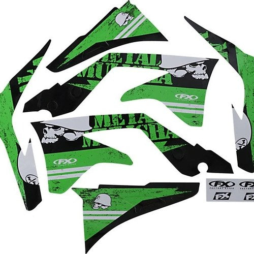 Factory Effex Metal Mulisha Custom Graphics Kit fits Kawasaki KX450F 2012-2015