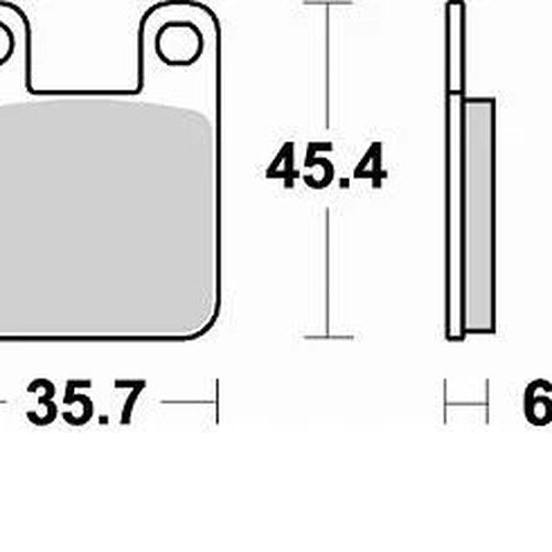 Braking SM1 Brake Pads #621SM1 Gas/KTM/Beta/Sachs