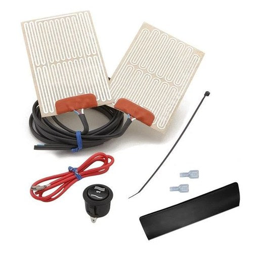 Symtec Motorcycle Hand Warmer Kit w/ Round Rocker Switch