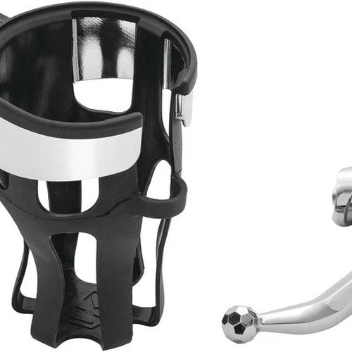 Kuryakyn Reflex Drink Holder Left Side Dct Chrome #6494 for Honda