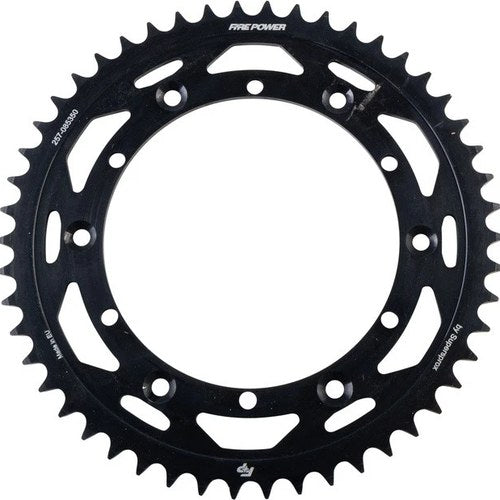 Fire Power 520 Steel Rear Sprocket 50T Black #FPS-853-50-BLK for Yamaha