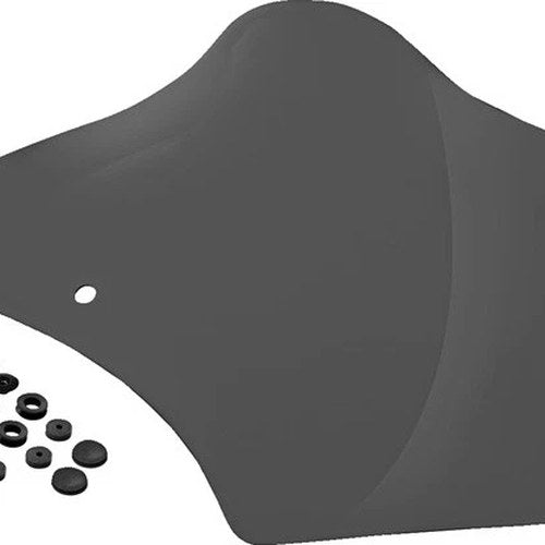 Memphis Shades Brl Race Bubble Windshield Dark Black Smoke #MBR100310
