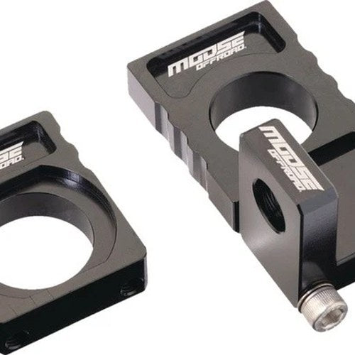 Moose Rear Axle Flag Mount Black #294514 for Kawasaki KX250F/KX450F