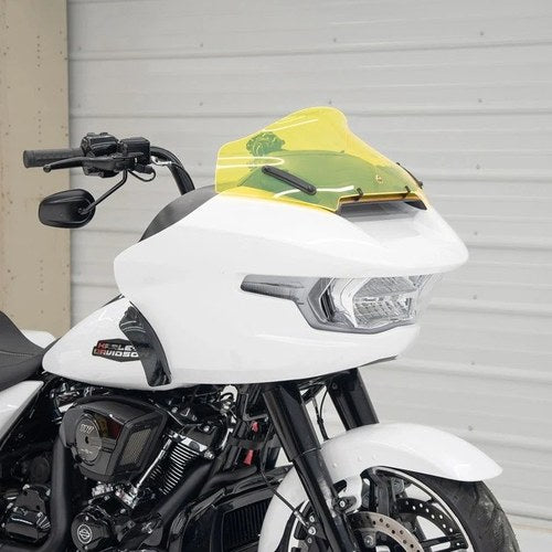 Klock Werks Ice Kolor Sport Flare Windshield 10" Yellow Ice #KWW-01-0712