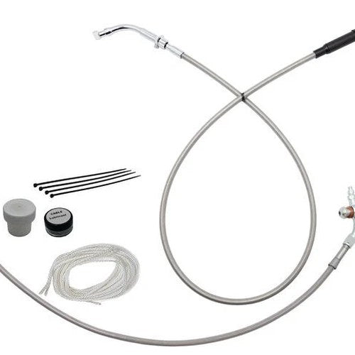 Fat Baggers EZ Install Cable Kit for 16" Ape Bars Stainless/Chrome #149916-C