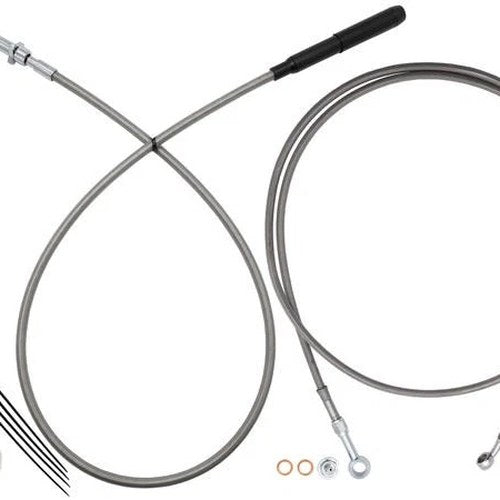 Fat Baggers EZ Install Cable Kit for 14" Ape Bars Stainless/Chrome #249914-C