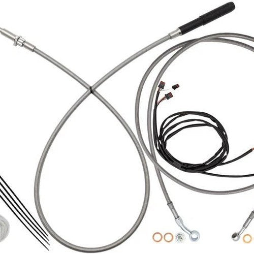 Fat Baggers EZ Install Cable Kit for 16" Ape Bars Stainless #219016