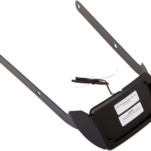 Cycle Visions Curved License Plate Mount with Plate Lights Only