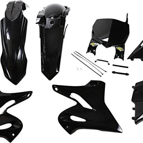 Cycra 5-Piece Replica Plastics Kit Black for Yamaha YZ125/YZ250/YZ250X