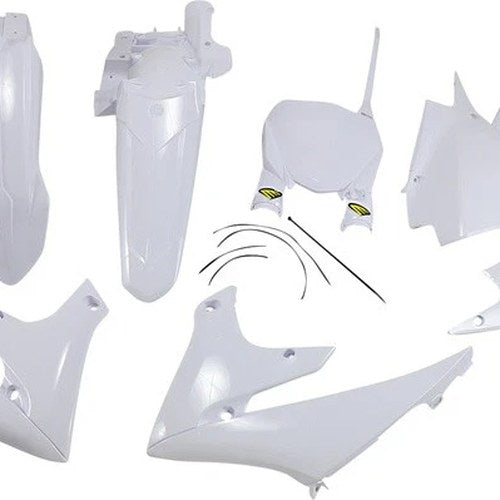 Cycra 5-Piece Replica Plastics Kit White 1CYC-9427-42 for Yamaha