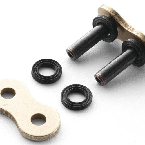 RK 525 Zxw Premium High Performance XW-Seal Chain Rivet Master Link Gold/Black