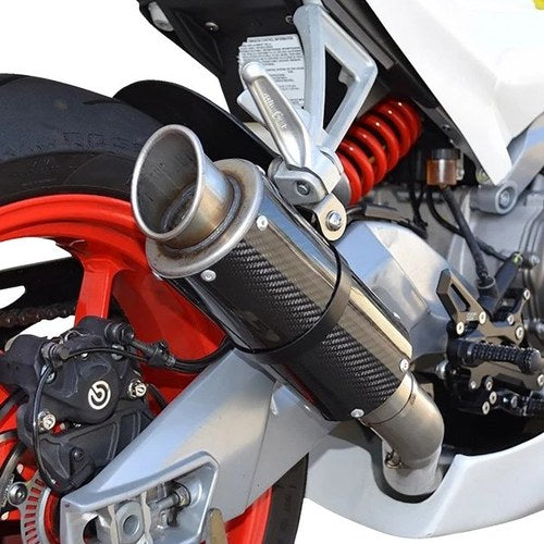 Hotbodies Growler Full Exhaust System CF/SS Aprilia RS 660 2021-2023