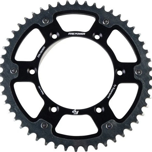 Fire Power 520 Hybrid Rear Sprocket 50T Black FPH-808-50-BLK for Suzuki/Kawasaki