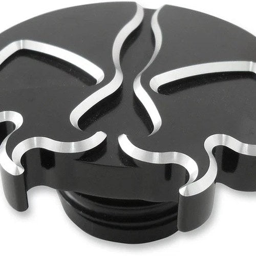 Drag Specialties Split Skull Gas Cap Non-Vented Re-Machined Harley Davidson