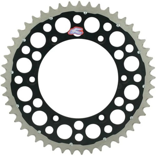 Renthal 520 Twinring Rear Sprocket 50T Black 1120-520-50GPBK for Kawasaki/Suzuki