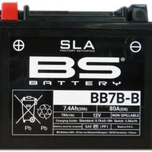 BS Battery Sla Factory Activated Maintenance Free Battery BB7B-B #300848