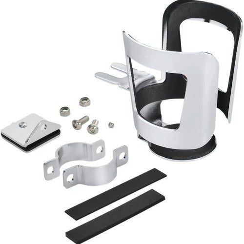 Show Chrome Universal Clamp-On Beverage Holder Chrome
