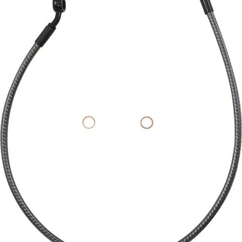 Magnum Designer Series DOT ABS Upper Front Brake Line Karbon Fiber #AS77128