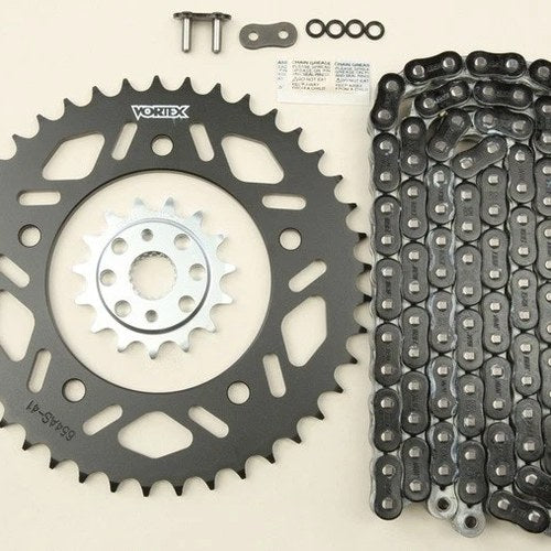 Vortex V3 Gfrs Chain & Sprocket Kit with Steel Rear Black 15/41T 520RX3-114
