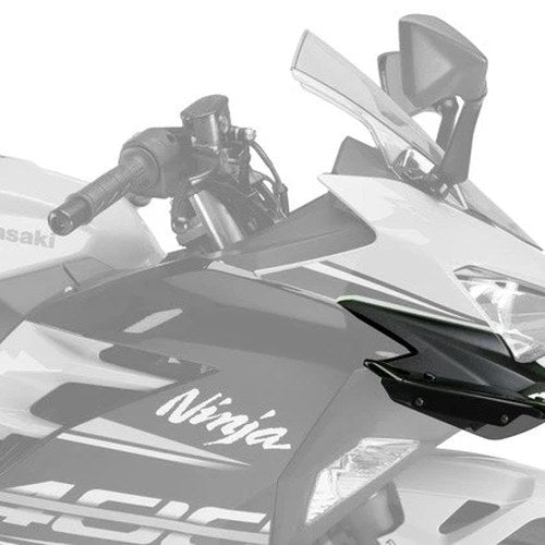 Puig Spoiler Fairing Winglets Black 3172N for Kawasaki Ninja 400 2018-2023