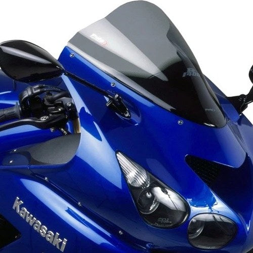 Puig Racing Windscreen Smoke #4057-H Kawasaki ZX1400E Ninja ZX-14R 2012-2014