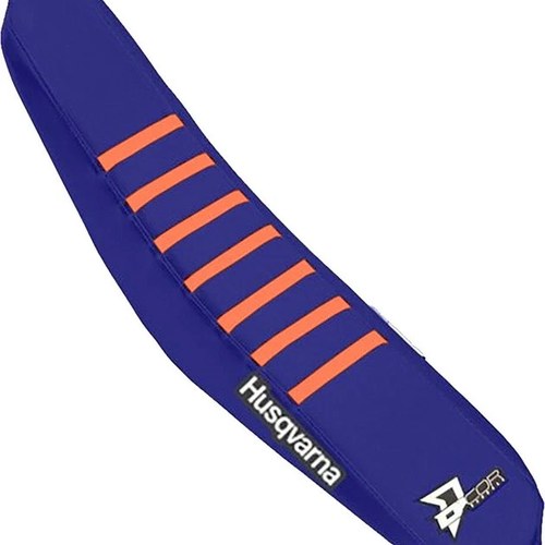 Dcor Ribbed Seat Cover Navy Blue/Navy Blue/Orange #30-30-315 KTM