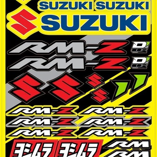 Dcor Universal Decal Sheet for Suzuki Rmz