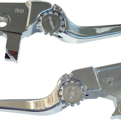 Psr Anthem Shorty Adjustable Lever Set Chrome #12-01652-20 Harley Davidson