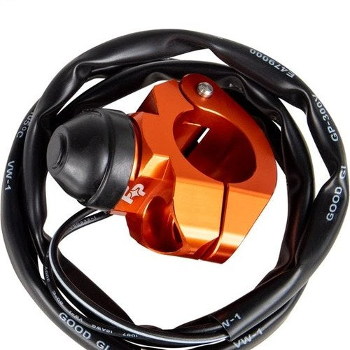 Fire Power Universal Billet Bolt Mount Kill Switch Orange
