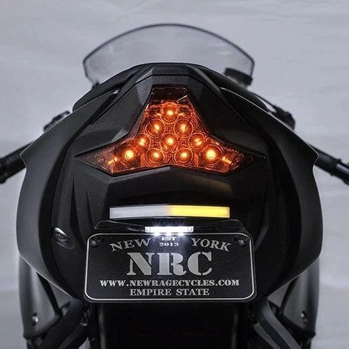 New Rage Cycles Fender Eliminator w/Standard License Bracket #ZX6R-FE-S