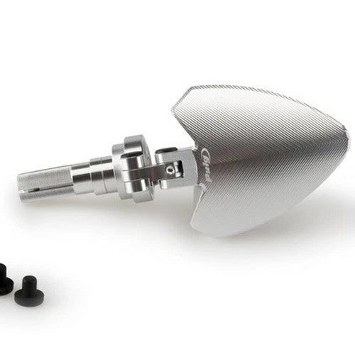 Puig Universal Bar End Folding Mirror Left Silver