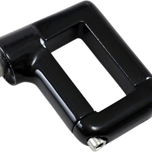 Kuryakyn Vertical Side-Mount License Plate Holder Clamp Black #3118