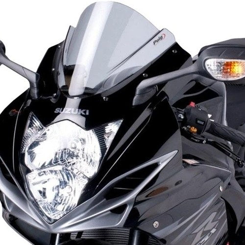Puig 3mm Z Racing Windscreen Light Smoke for Suzuki GSX-R600/GSX-R750 2011-2026
